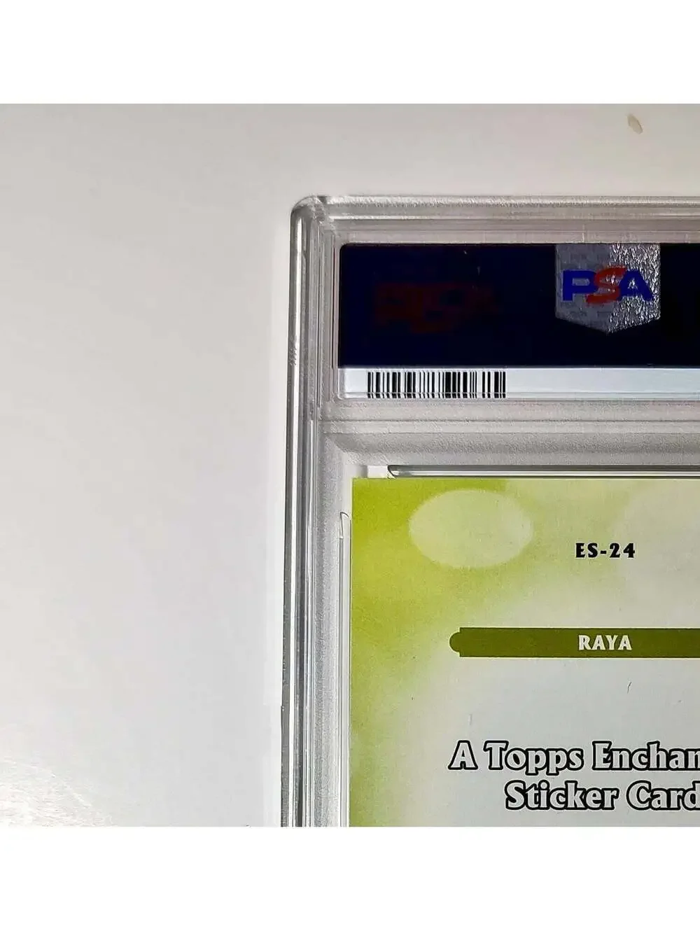 Raya 2025 Topps Disney #ES-24 Enchanted Sticker Card PSA 9
